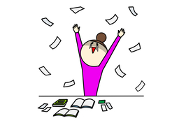 give upのイラスト